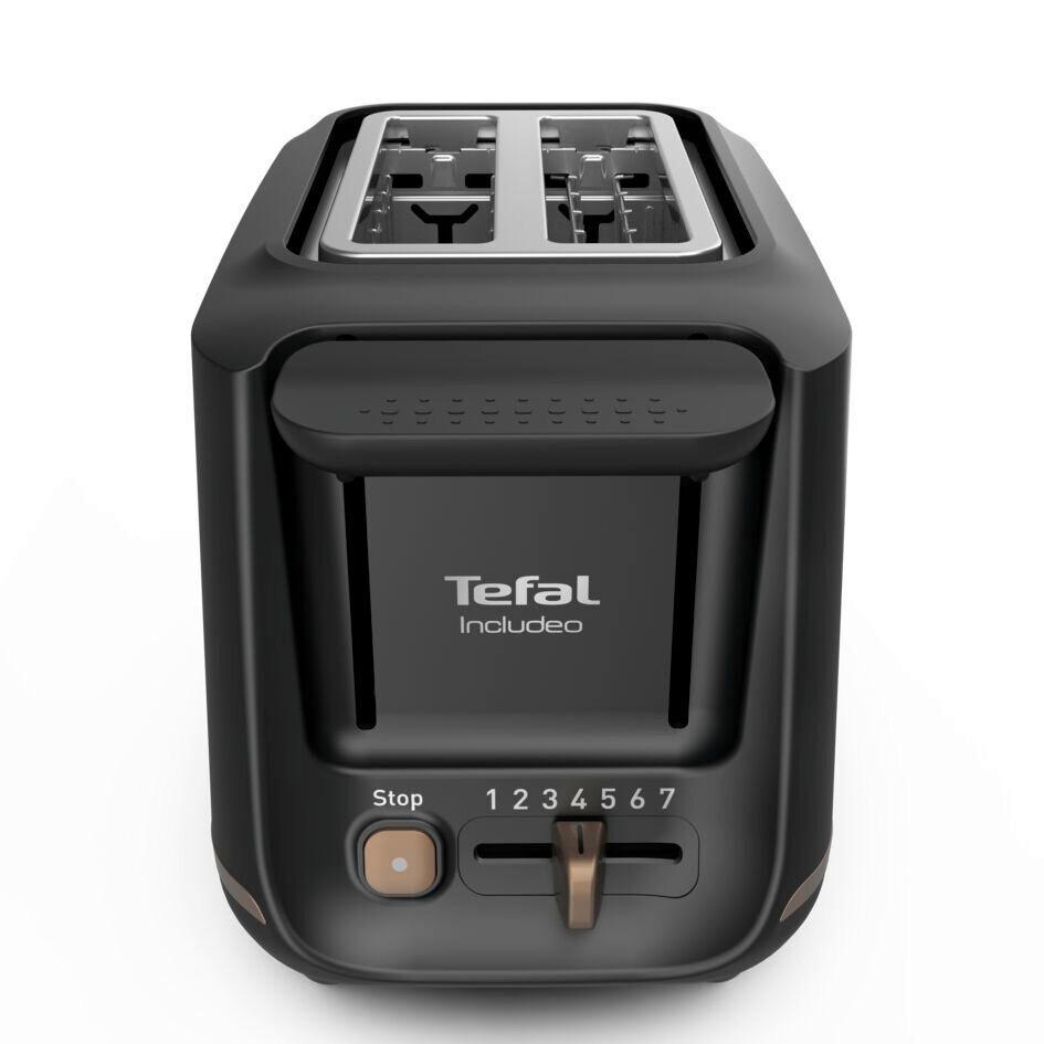 TOASTER INCLUDEO  - Schwarz, Basics, Kunststoff (32.2/20.2/18.2cm) - Tefal