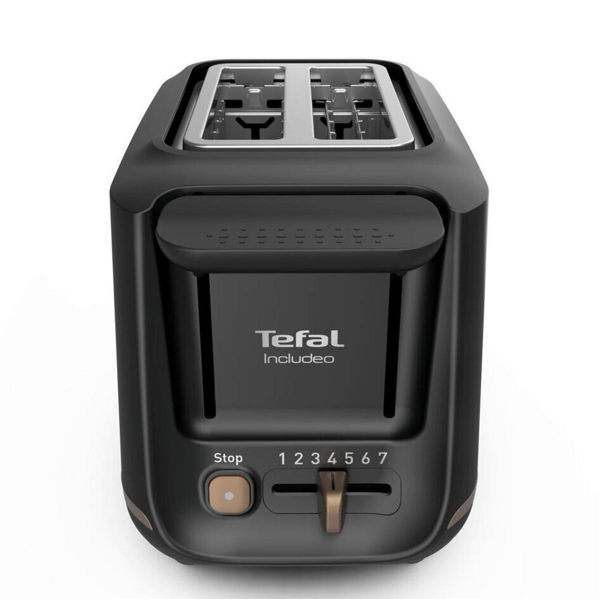 TOASTER INCLUDEO  - Schwarz, Basics, Kunststoff (32.2/20.2/18.2cm) - Tefal