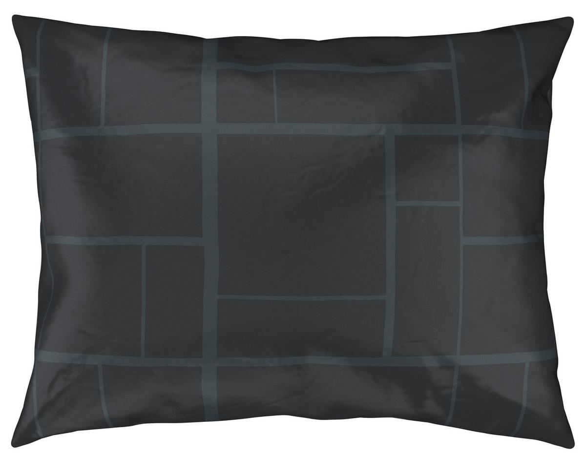 POVLEČENÍ, satén, antracitová, 140/200 cm - antracitová, Konvenční, textil (140/200cm) - Dieter Knoll