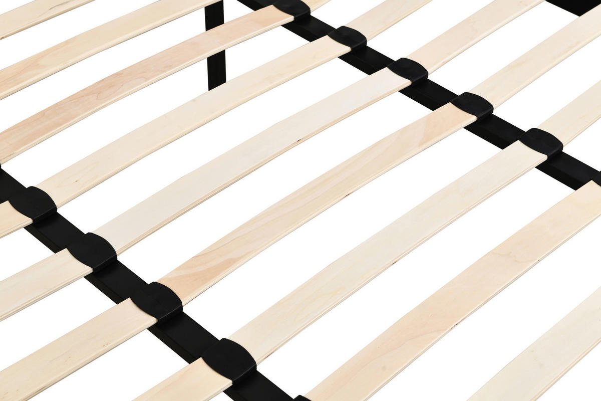 POLSTERBETT 180/200 cm, inkl. gepolstertes Kopfteil, Lattenrost,  in Beige  - Eichefarben/Beige, Design, Holz/Textil (180/200cm) - Boxxx