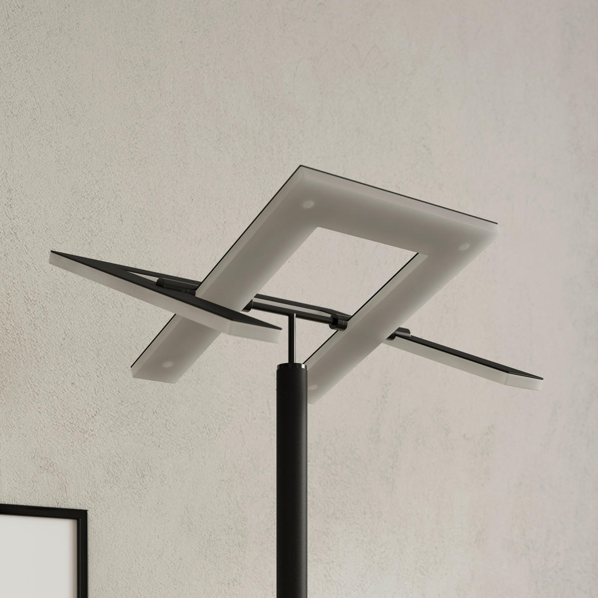 LED-DECKENFLUTER Niko 35/180 cm  - Schwarz, KONVENTIONELL, Kunststoff/Metall (35/180cm) - Dieter Knoll