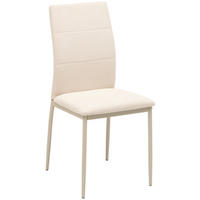 STUHL Mikrofaser Champagner, Beige  - Champagner/Beige, KONVENTIONELL, Textil/Metall (43/93/54cm) - MID.YOU