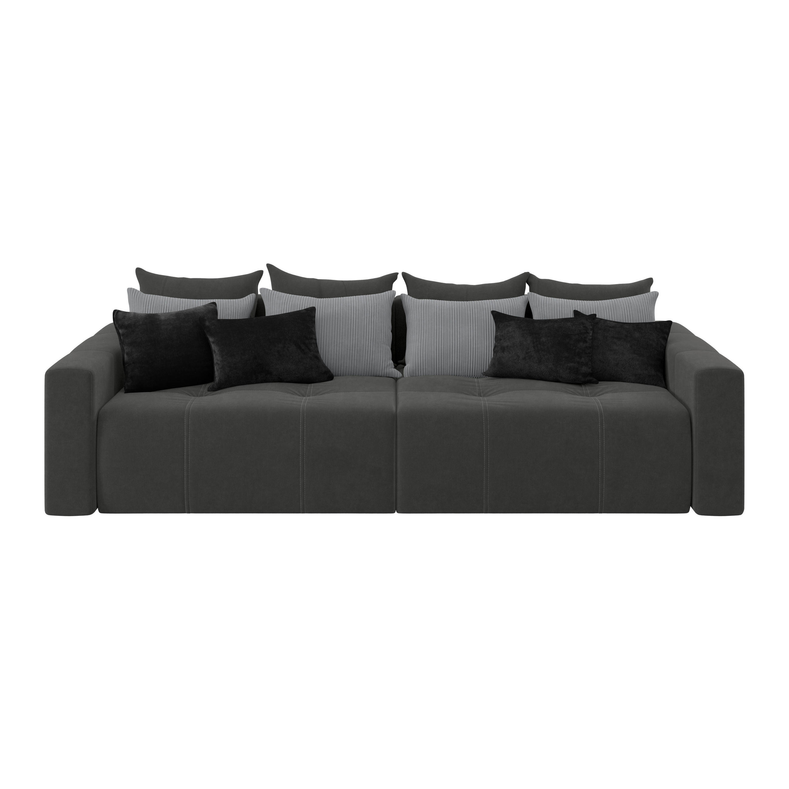 Big Sofa mit Schlaffunktion + Bettkasten Hanna B: 280 cm