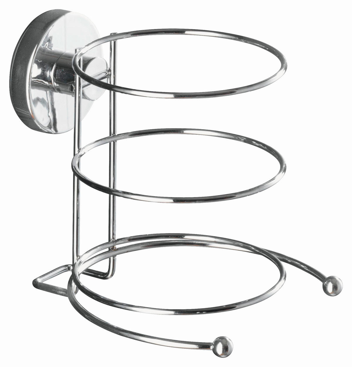 DRŽIAK NA SUŠIČ VLASOV, 13,5/13 cm - chrómová, Basics, kov (13,5/13cm)