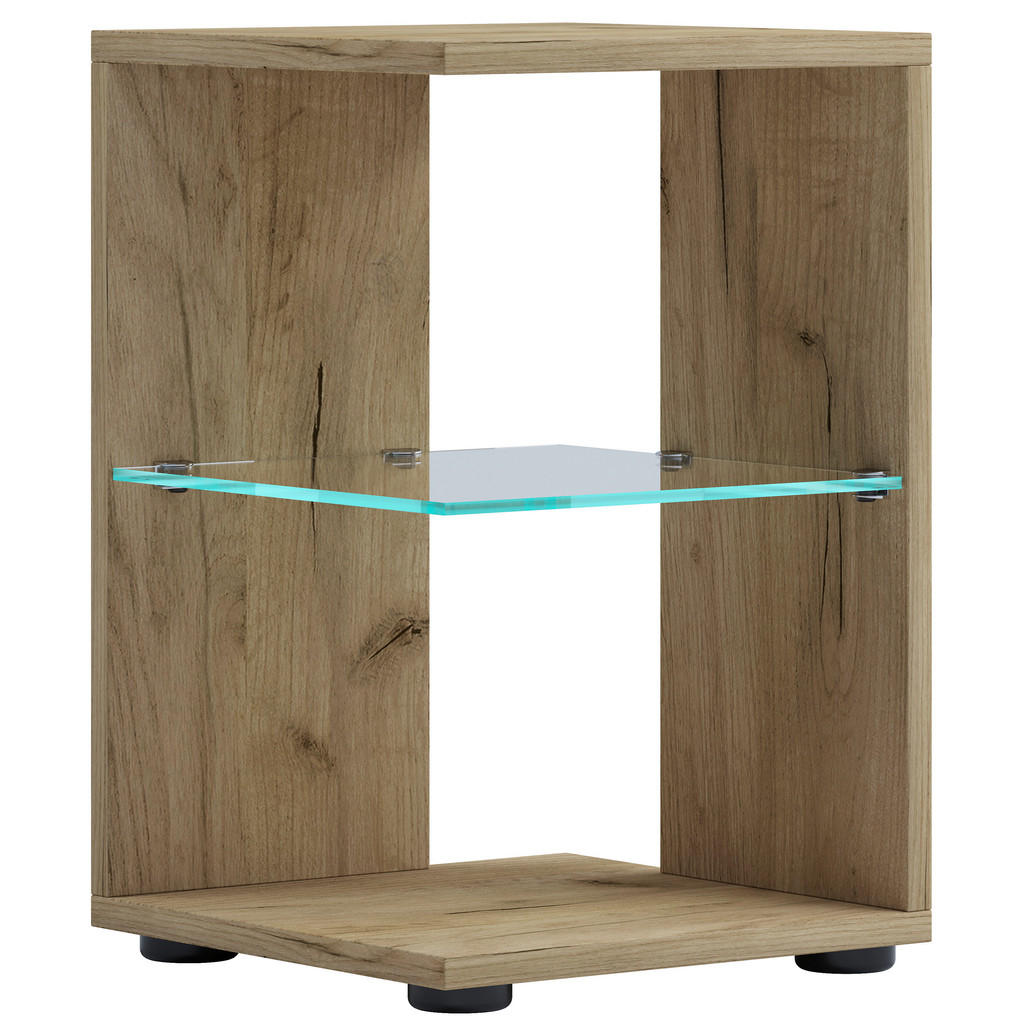 Beistelltisch Elani Honigeiche Dekor