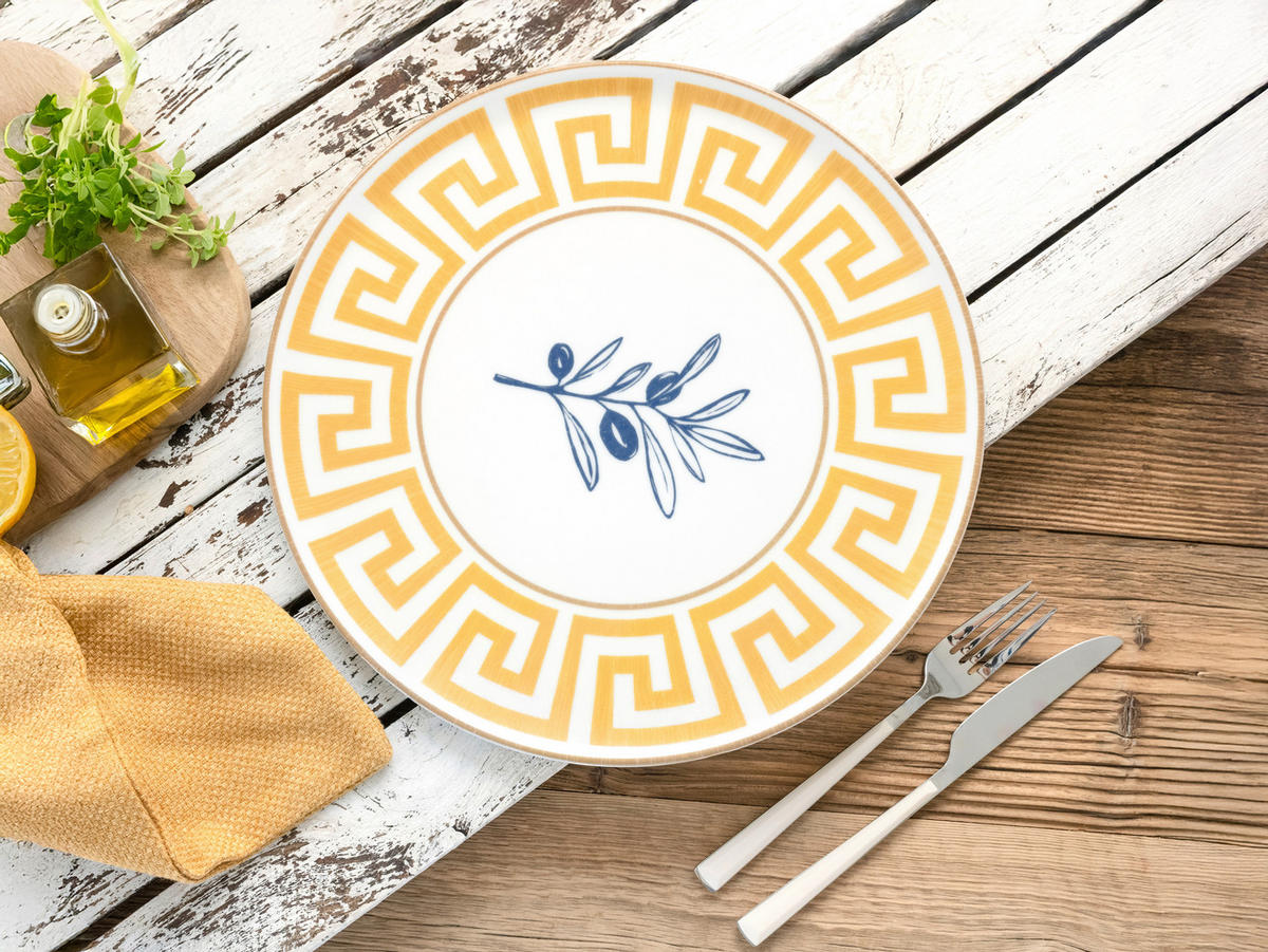 PIZZATALLRIK Gourmet Athena  32 cm   - vit/honung, Basics, keramik (32cm) - Creatable