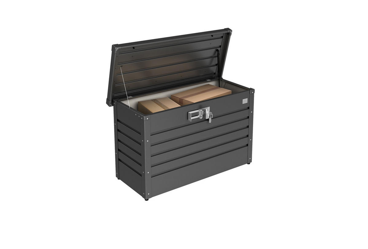 KISSENBOX 101/61/46 cm  - Dunkelgrau, Basics, Metall (101/61/46cm) - Biohort