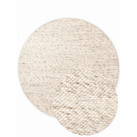 WOLLTEPPICH 160 cm Lyon Braun, Creme rund  - Creme/Braun, Basics, Textil (160cm) - Elle Decoration