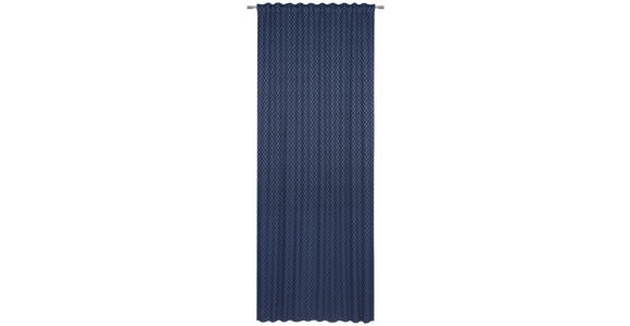FERTIGVORHANG blickdicht  - Blau, KONVENTIONELL, Textil (140/260cm) - Dieter Knoll