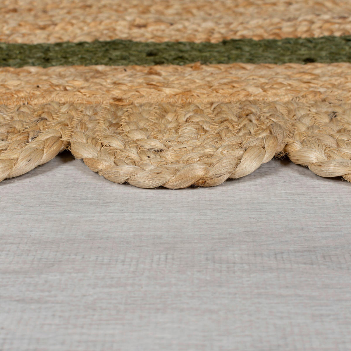 RUČNĚ TKANÝ KOBEREC, 120/170 cm, zelená, přírodní barvy - zelená/přírodní barvy, Basics, textil (120/170cm)