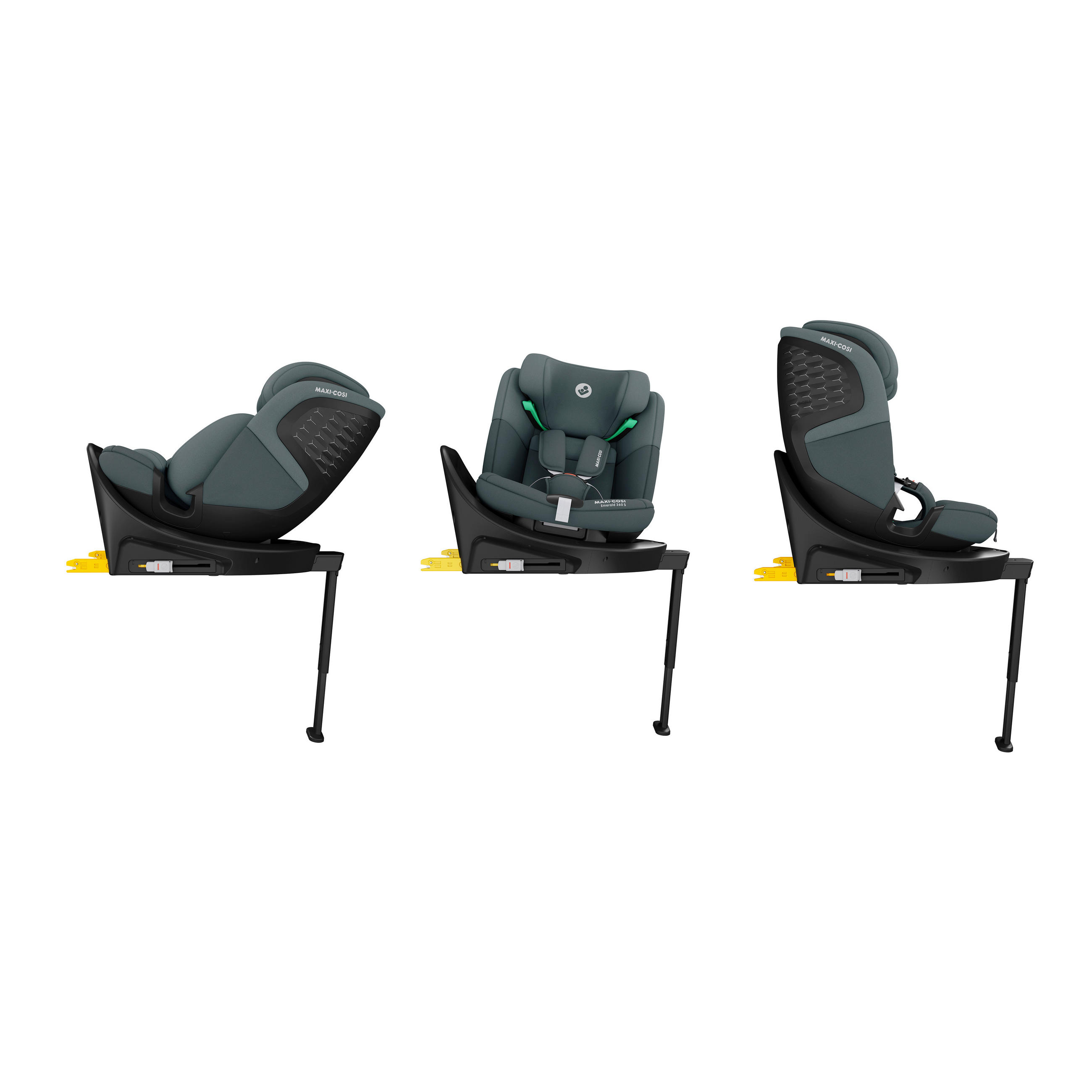 REBOARDER-KINDERSITZ Emerald S  - Grau, Basics, Kunststoff/Textil (44,2/59/61cm) - Maxi-Cosi