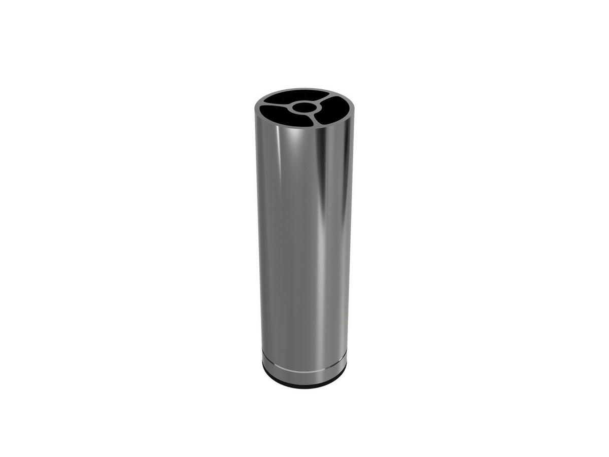 BOXSPRING KREVET 180/200 cm     crna  - crna/boje aluminija, Design, tekstil/metal (180/200cm) - Dieter Knoll