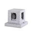 STECKDOSENELEMENT - Grau, LIFESTYLE, Kunststoff (19,5/17,0/19,5cm) STECKDOSENELEMENT - Grau, LIFESTYLE, Kunststoff (19,5/17,0/19,5cm)