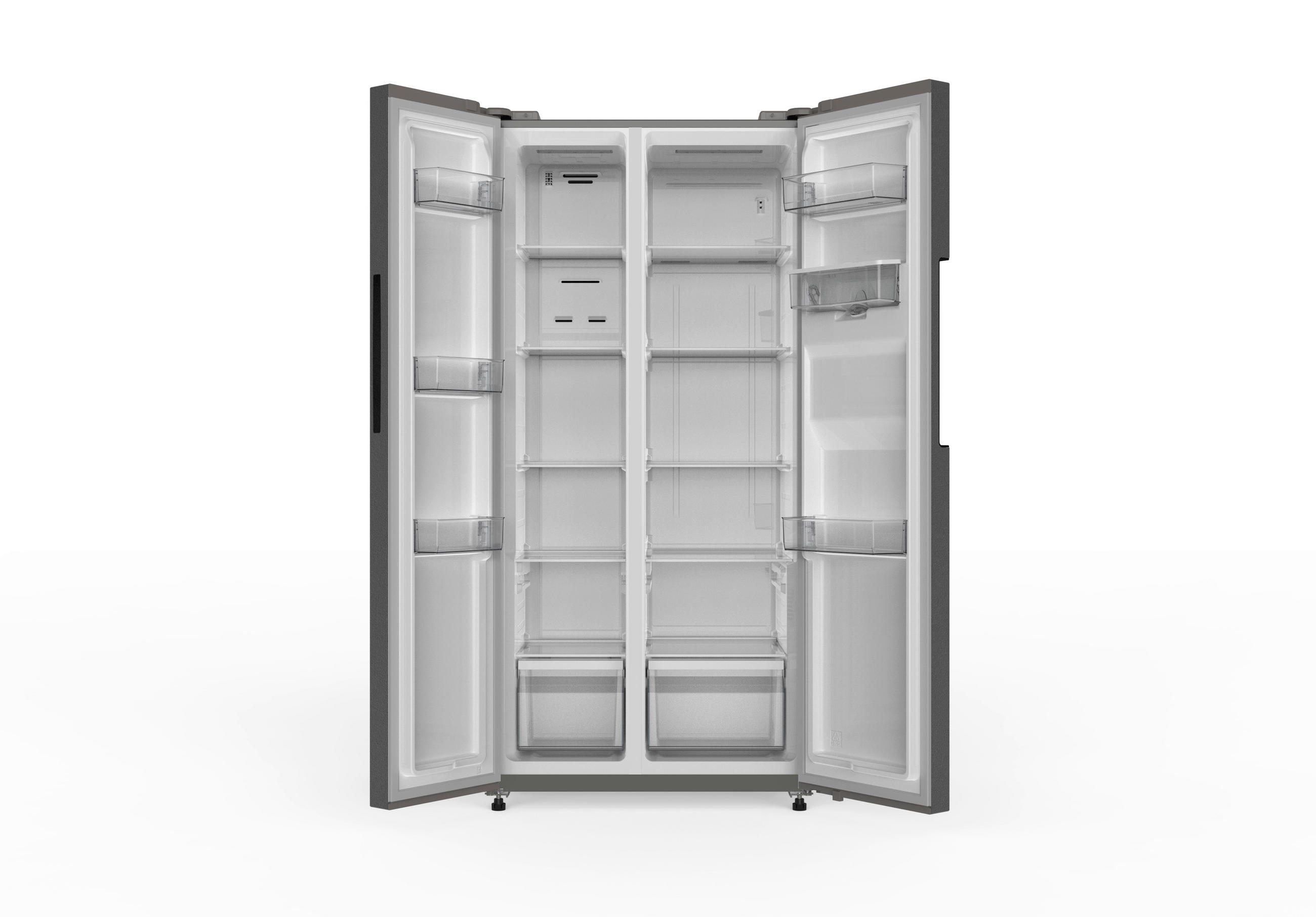 SIDE-BY-SIDE  - Hellgrau, Basics, Metall (83/178.5cm) - PKM