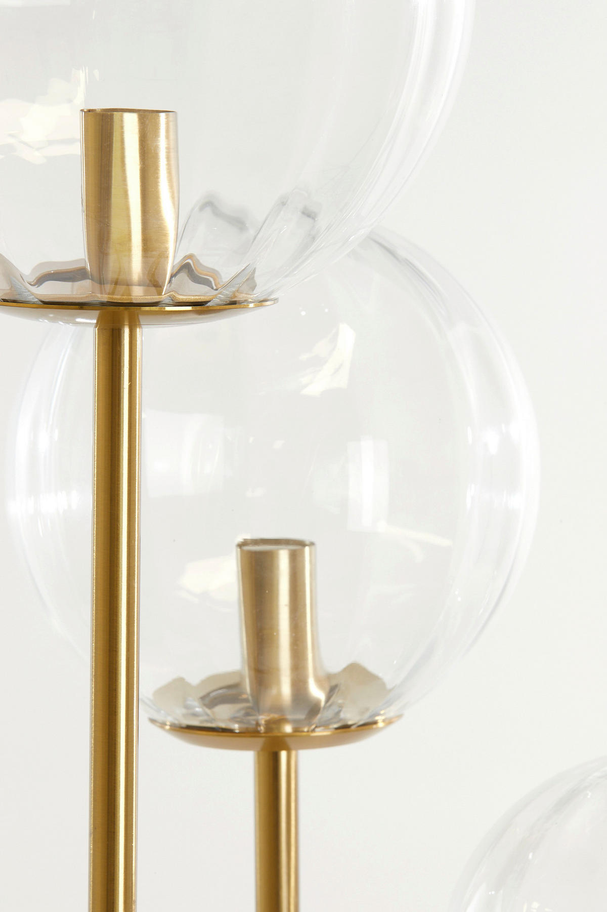 STEHLEUCHTE 42/20/182 cm    - Goldfarben, Design, Metall (42/20/182cm) - Light & Living