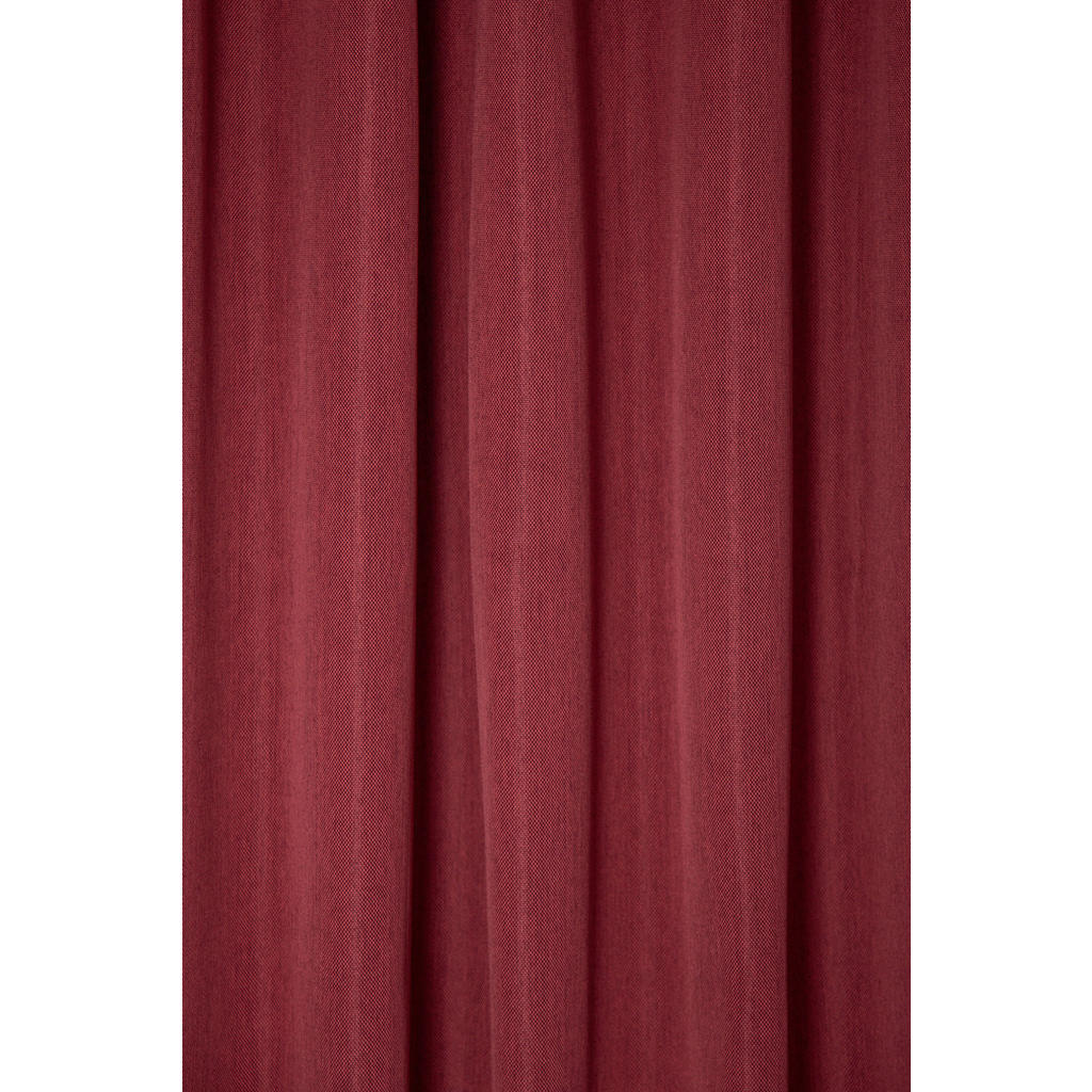Thumbnail - Xxxl Wärmeschutzvorhang Milton, Bordeaux, Textil, Uni, 140x245 cm, für Stange und Schiene geeignet, Lärmschutz, mit Komb...