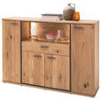 SIDEBOARD  in 165/115/37 cm  - Eichefarben/Anthrazit, KONVENTIONELL, Holz/Holzwerkstoff (165/115/37cm) - Landscape