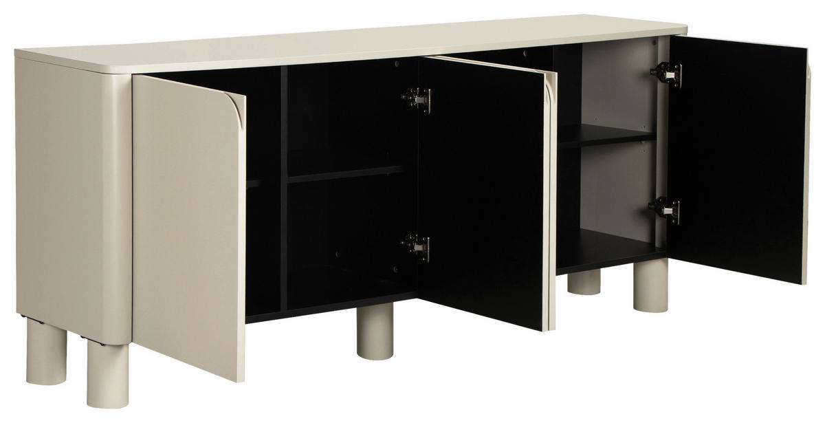 SIDEBOARD  180/75/40 cm  - Kaschmir, Trend, Holz/Holzwerkstoff (180/75/40cm) - Milino