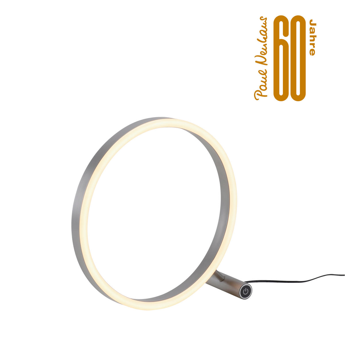 LED-TISCHLEUCHTE Ritus 28,5/10/28 cm  - Alufarben, Design, Kunststoff/Metall (28,5/10/28cm) - Just Light