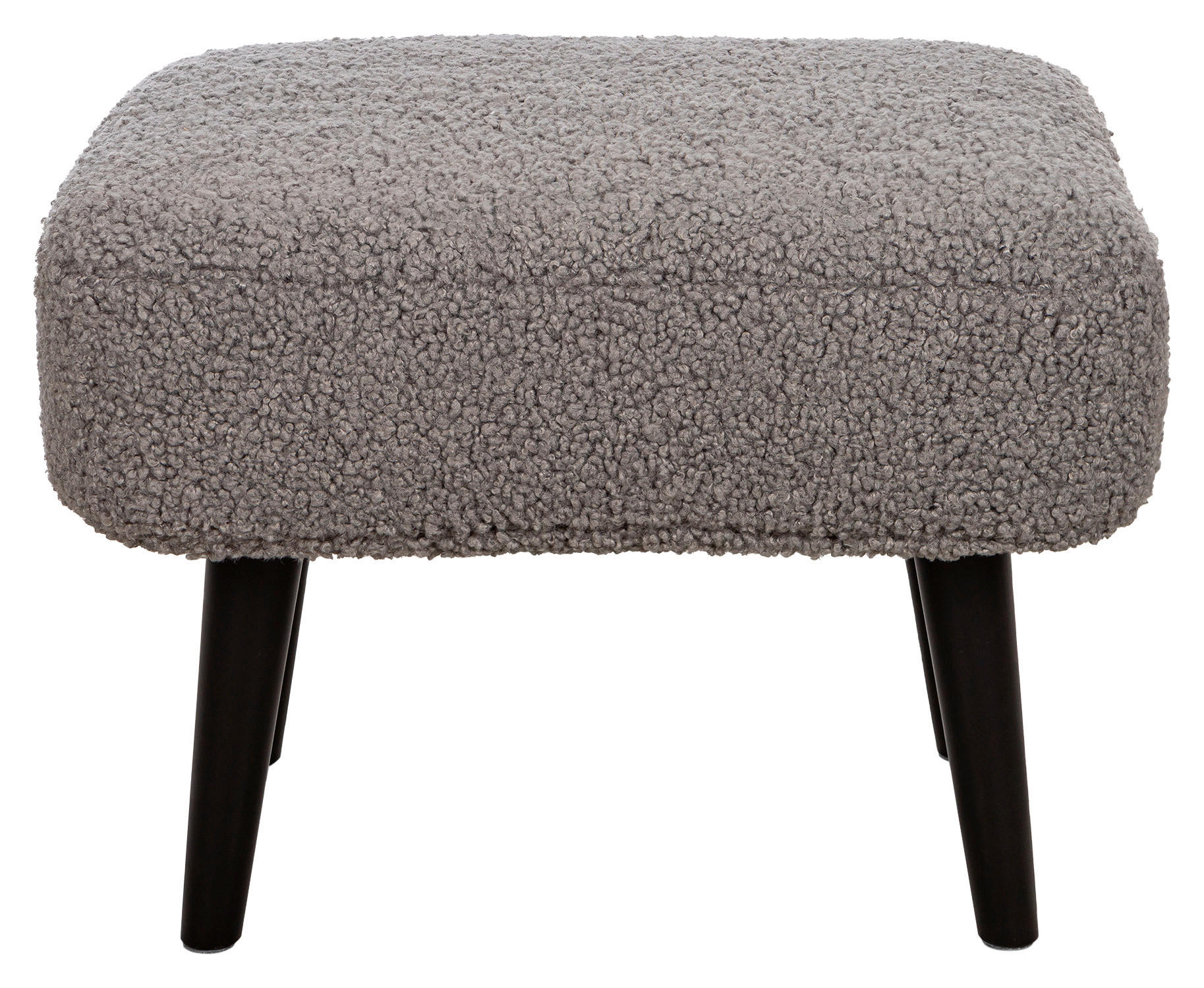 PALL i trä, textil grå, svart  - svart/grå, Design, trä/textil (52/39/41cm) - Best Price