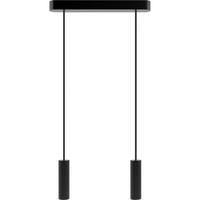 ZÁVESNÉ SVIETIDLO, 37/150 cm  - čierna, Design, drevo (37/150cm)