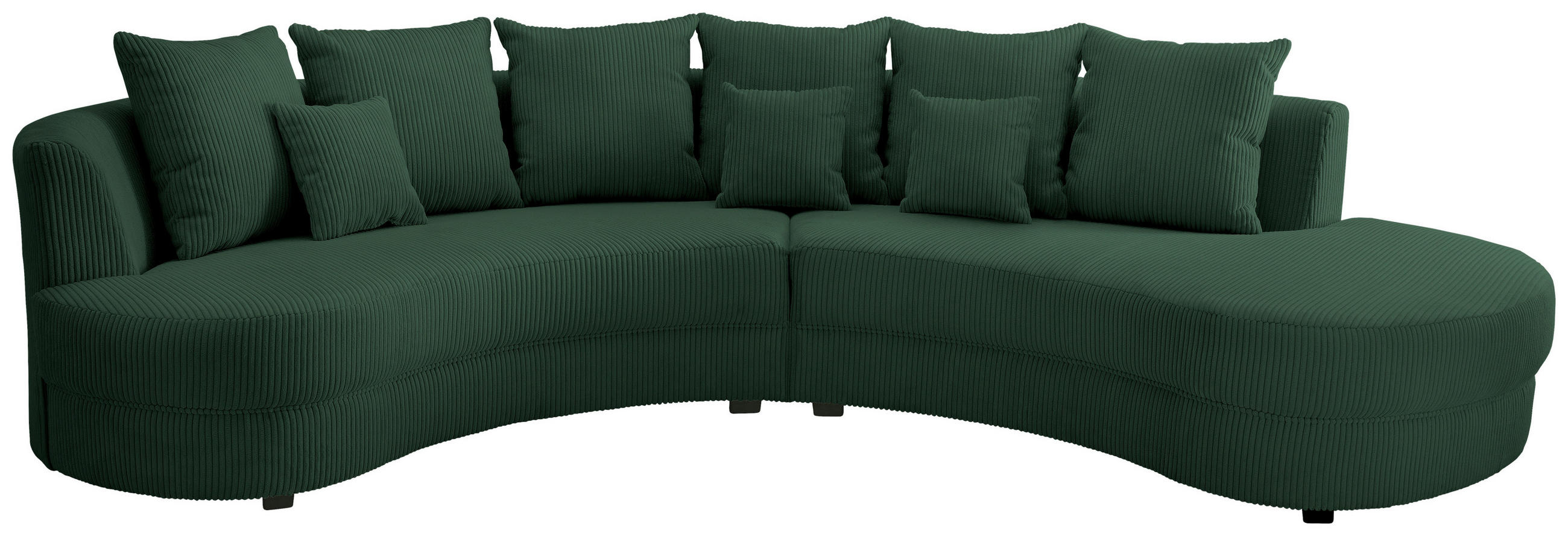 SOFFA i textil mörkgrön  - olivgrön/svart, Design, textil/plast (300/160cm) - Livetastic
