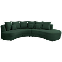 Wohnlandschaft tekstil  tamno zelena   - maslinasto zelena/tamno zelena, Design, tekstil/plastika (300/160cm) - Livetastic