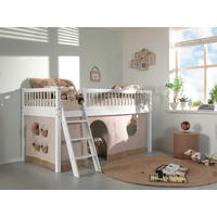 HOCHBETT 90/200 cm  - Naturfarben/Weiß, MODERN, Holz (90/200cm) - MID.YOU