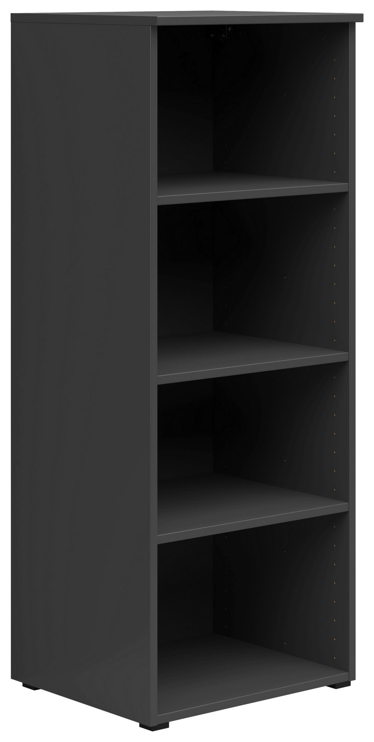 REGÁL, barvy grafitu, 45/115/40 cm - barvy grafitu/antracitová, Moderní, kompozitní dřevo/plast (45/115/40cm) - Carryhome