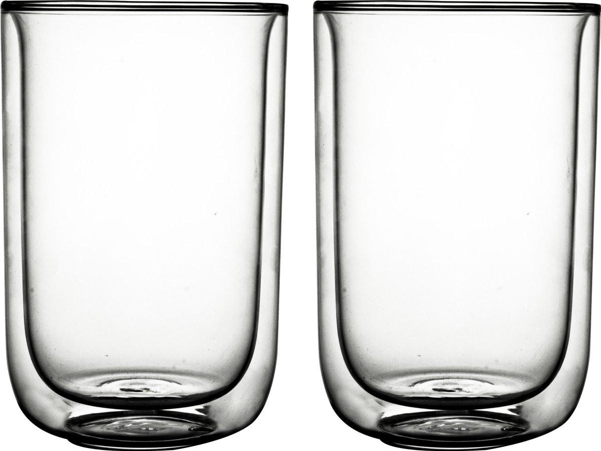 SET ČAŠA  2-dijelni    - prozirno, Basics, staklo (17,5/11/14,5cm) - Gusta