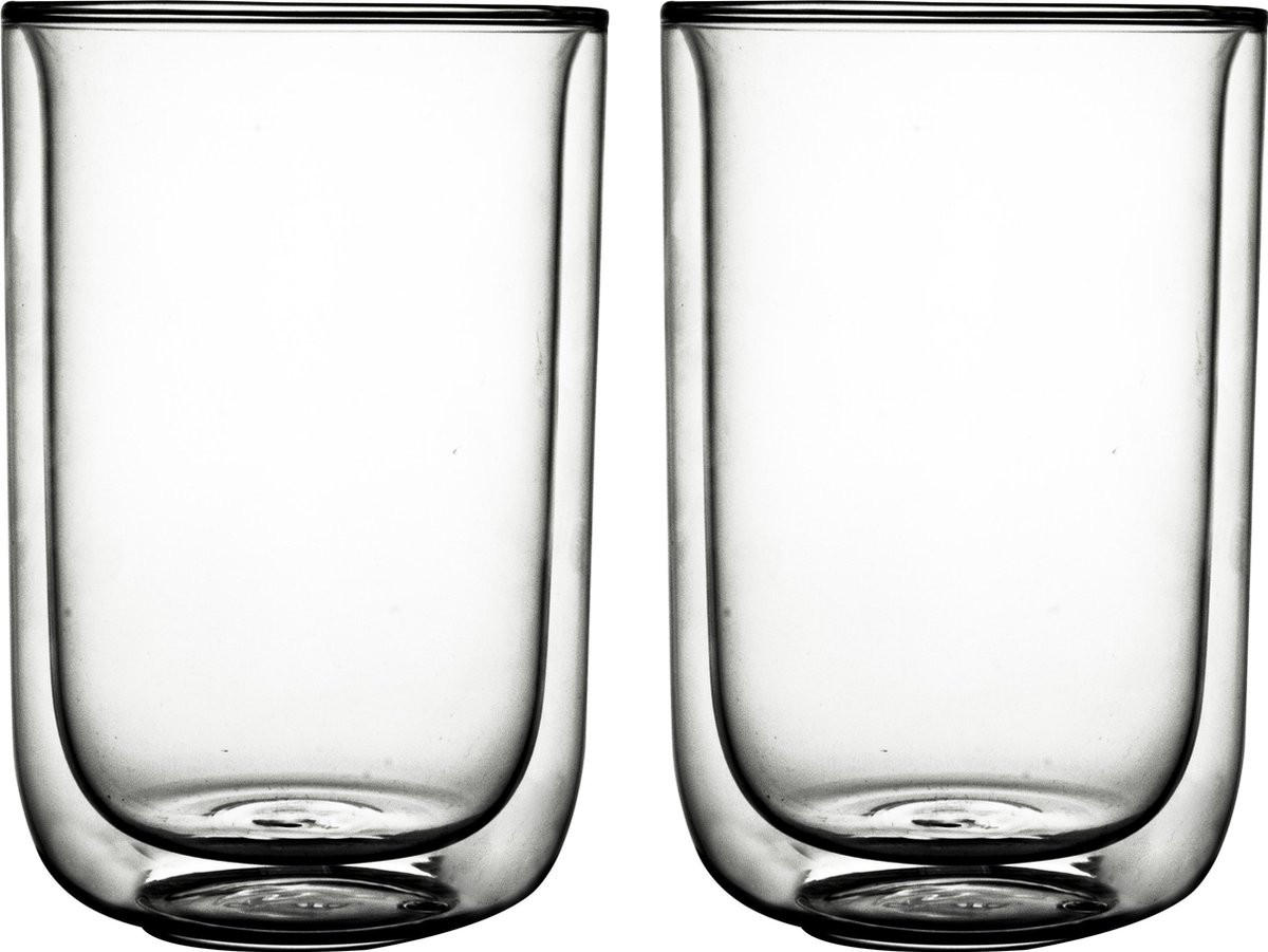 SET KOZARCEV  - prozorno, Basics, steklo (17,5/11/14,5cm) - Gusta