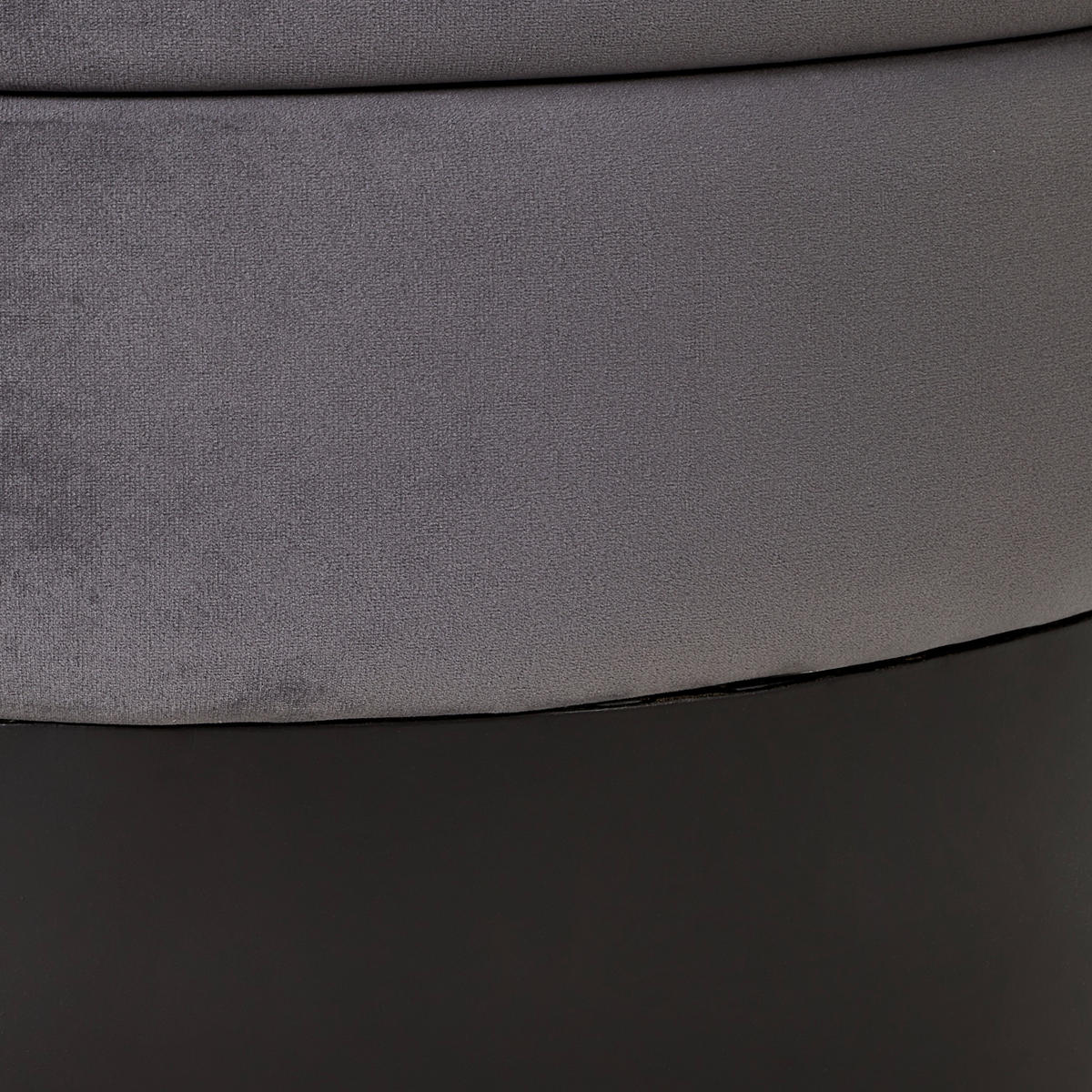 ÜLŐKE - fekete/szürke, Trend, textil/fém (54/45/54cm) - Xora