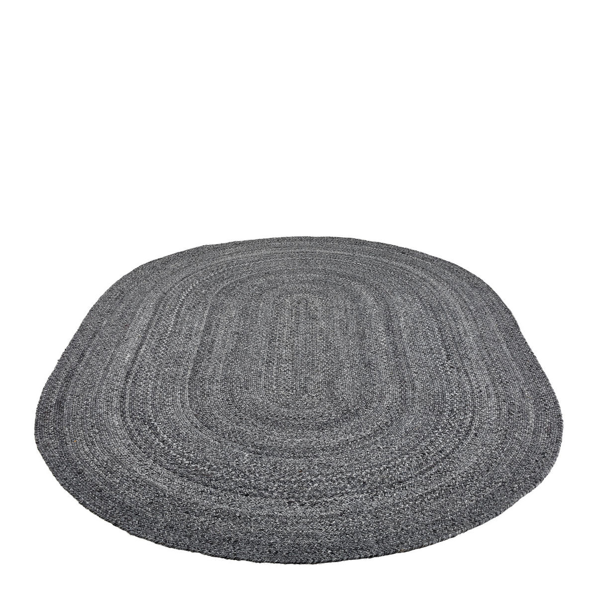 OUTDOORTEPPICH 160/230 cm Luzern Oval Grau, Anthrazit  - Anthrazit/Grau, Basics, Textil (160/230cm) - Ambia Garden