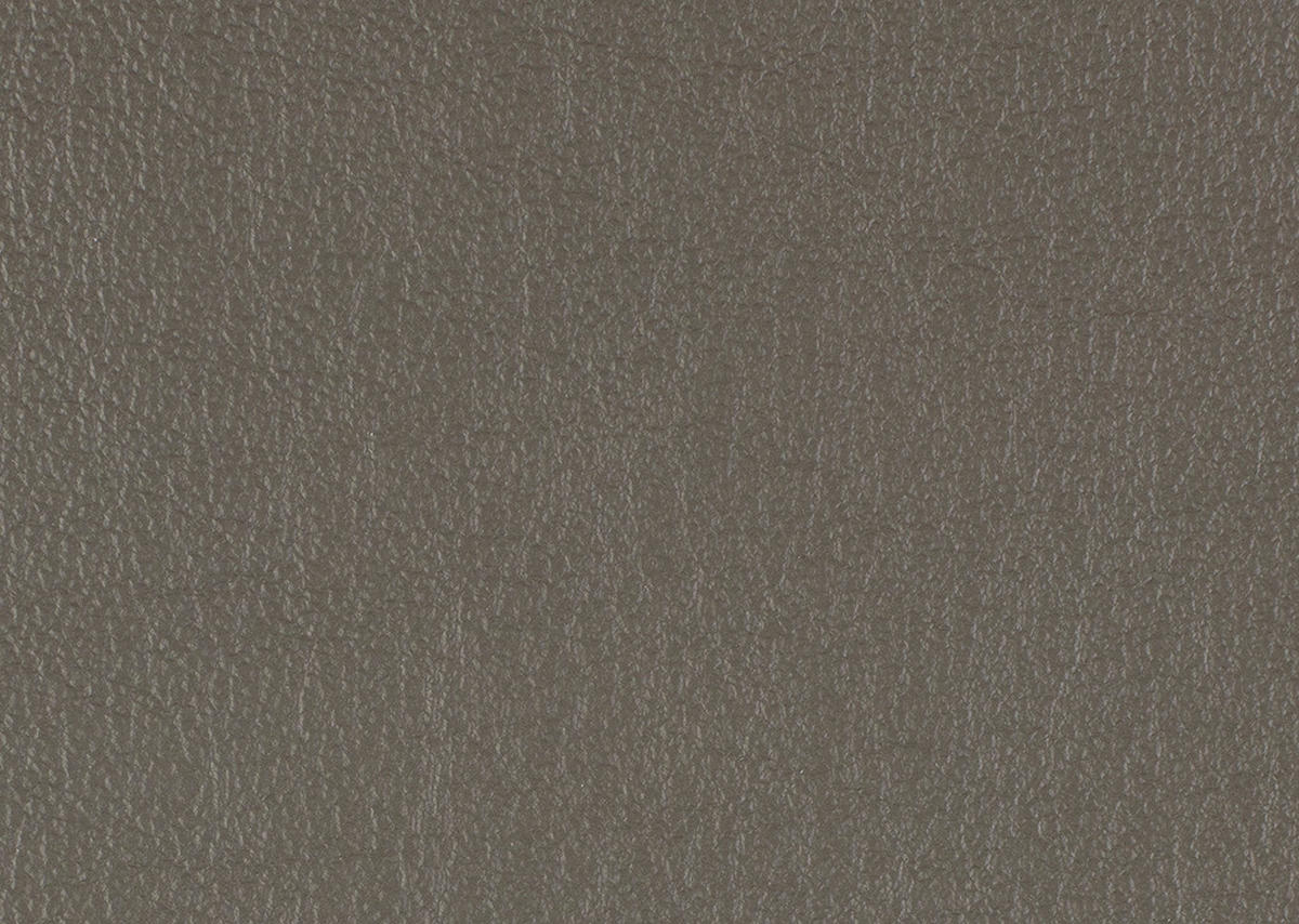 ECKSOFA in Echtleder Graubraun  - Graubraun/Schwarz, Design, Leder/Metall (270/220cm) - Novel