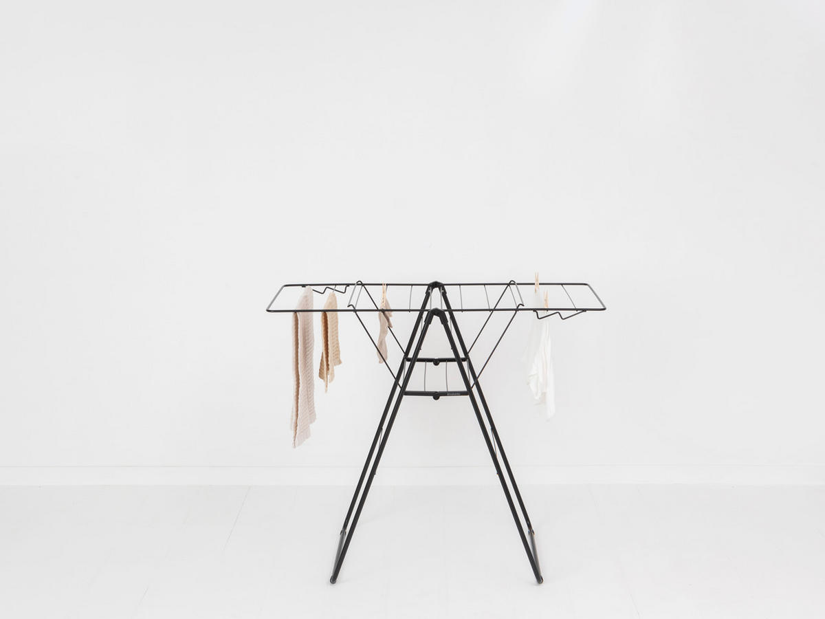 STALAK ZA SUŠENJE RUBLJA - crna, Basics, metal (59/98/5cm) - Brabantia