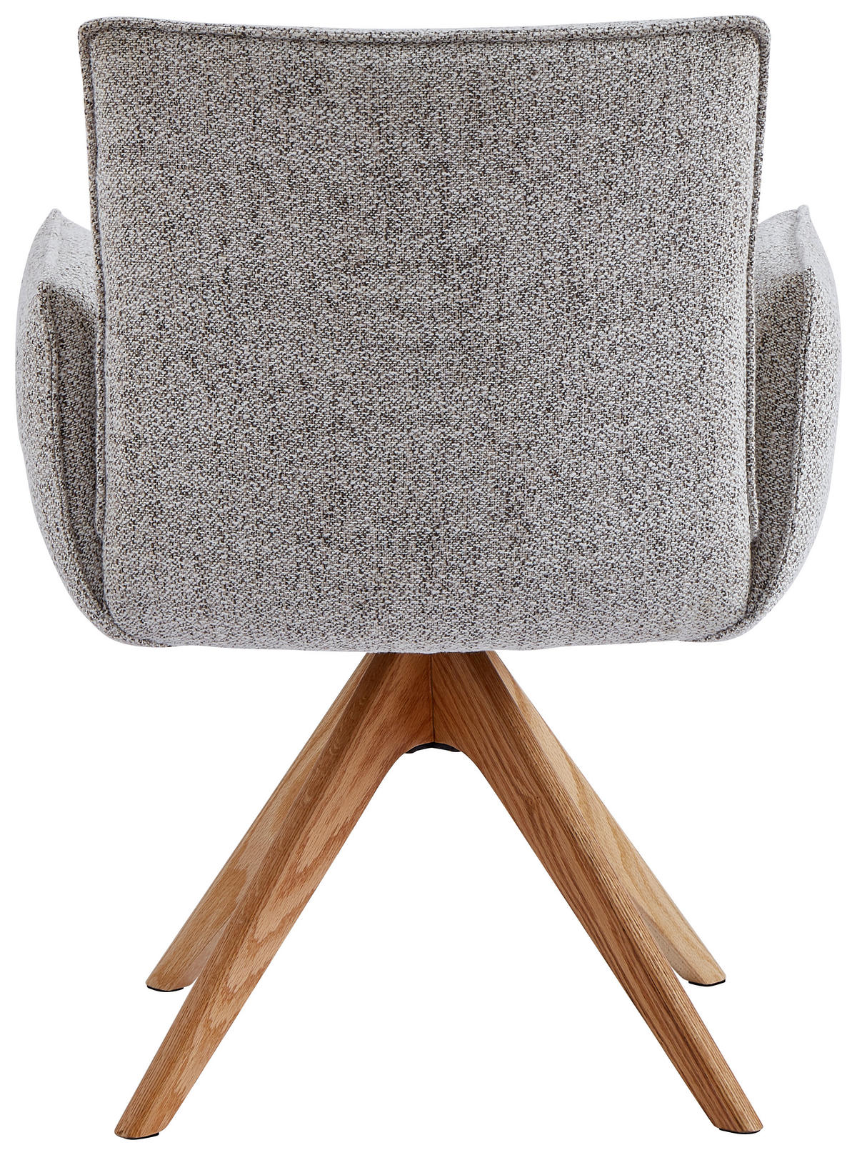 ARMLEHNSTUHL  in Webstoff  - Eichefarben/Beige, Design, Holz/Textil (63/63/82cm) - Novel