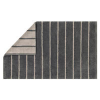 BADTEPPICH Anthrazit, Grau 60/60 cm  - Anthrazit/Grau, Basics, Textil (60/60cm) - Cawoe