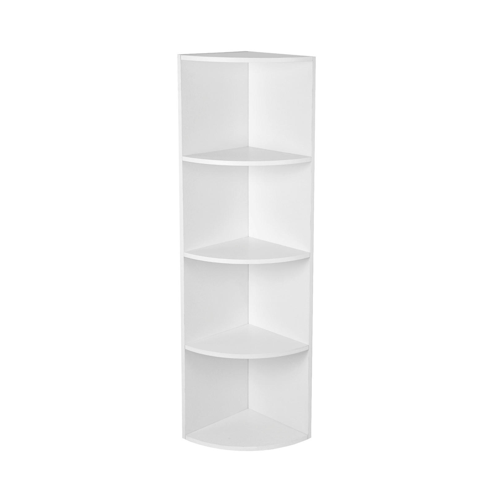 Boxxx ROHOVÝ REGÁL, bílá, 30/129,5/30 cm