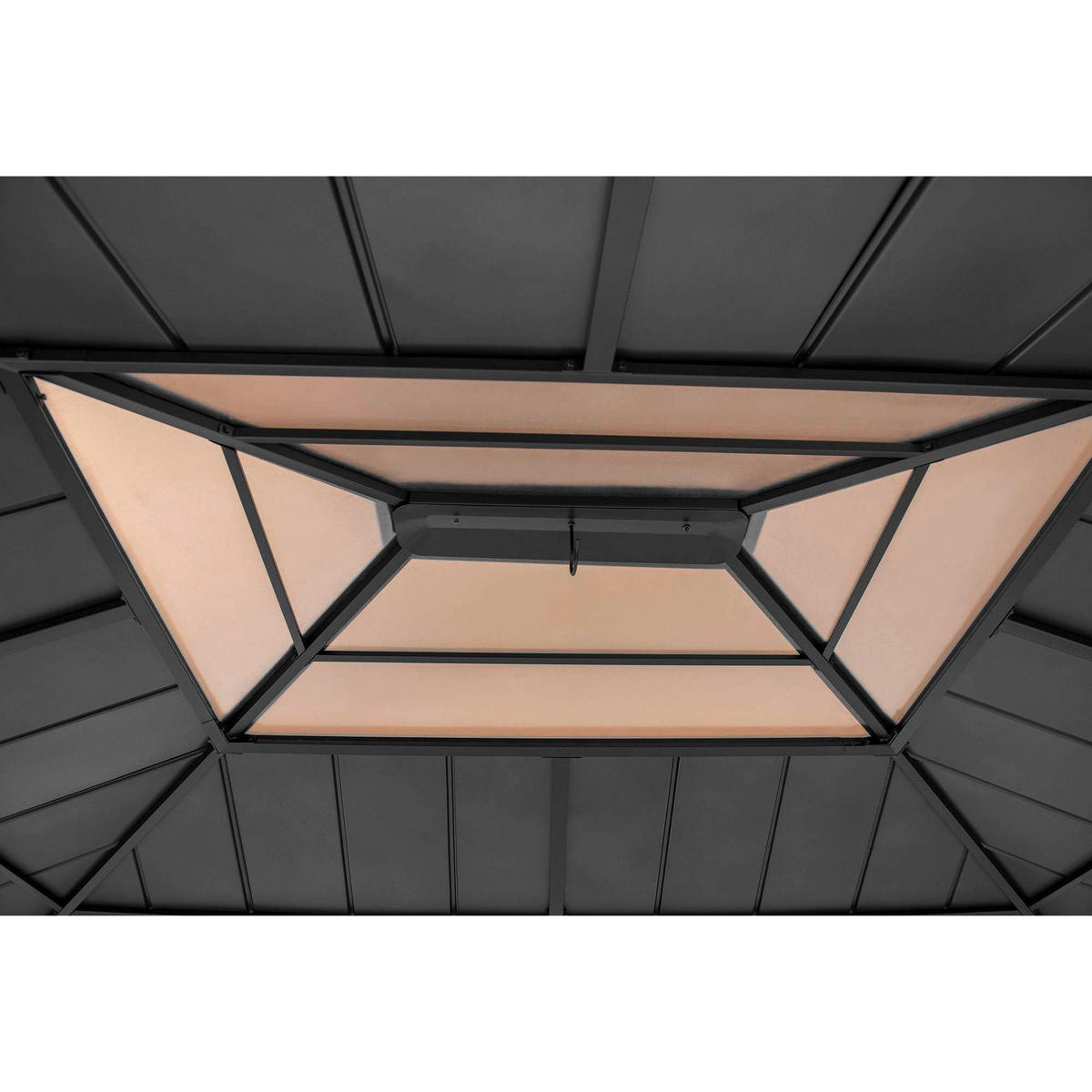 PAVILLON 393,5/286,5/335,5 cm   - Anthrazit, Basics, Holz/Kunststoff (393,5/286,5/335,5cm)