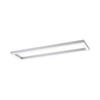 LED-DECKENLEUCHTE   - Alufarben, Design, Kunststoff/Metall (110/30cm) - Neuhaus PURE