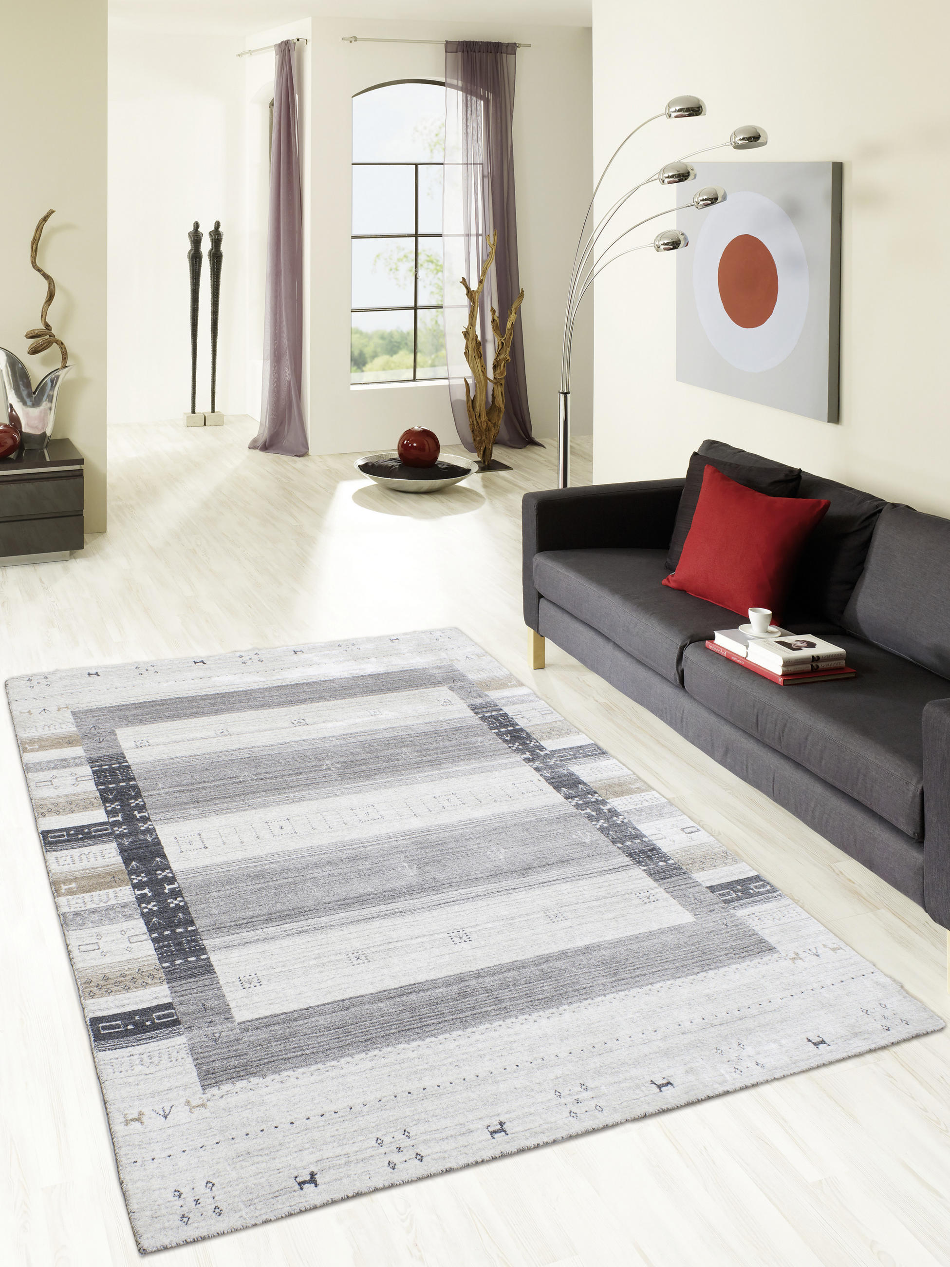 GABBEH 140/200 cm  - Beige/Creme, Basics, Textil (140/200cm) - Cazaris