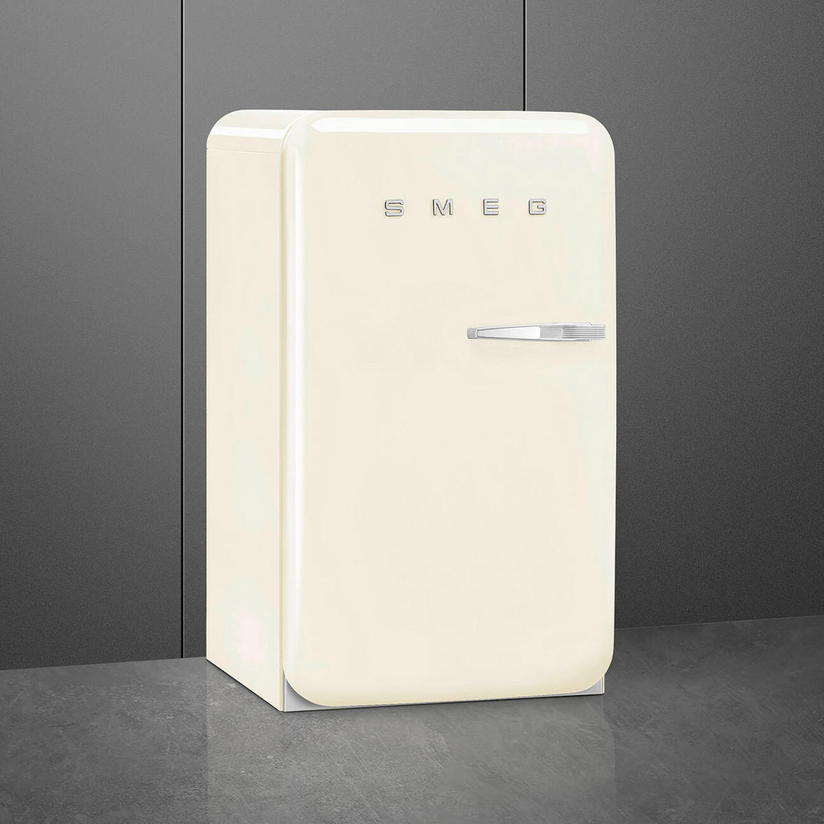 KÜHLSCHRANK 54.5/97.0/70.1 cm  - Creme, Trend, Metall (54.5/97.0/70.1cm) - SMEG