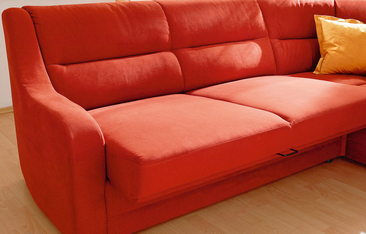 ECKSOFA in Flachgewebe Dunkelbraun  251/285 cm  - Dunkelbraun/Schwarz, KONVENTIONELL, Kunststoff/Textil (251/285cm) - Sedda