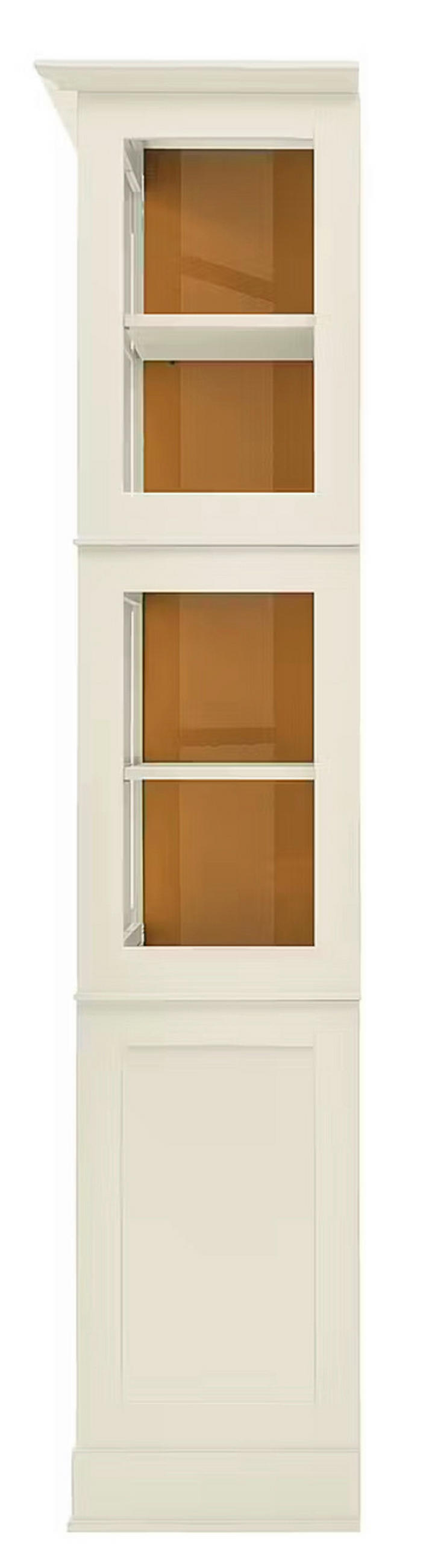 HIGHBOARD UrbanClass  in 190,5/219,5/49 cm  - Weiß, LIFESTYLE, Glas/Holz (190,5/219,5/49cm) - Livetastic