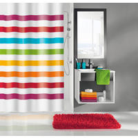 DUSCHVORHANG Select 180/200 cm  - Multicolor, Trend, Kunststoff (180/200cm) - Kleine Wolke