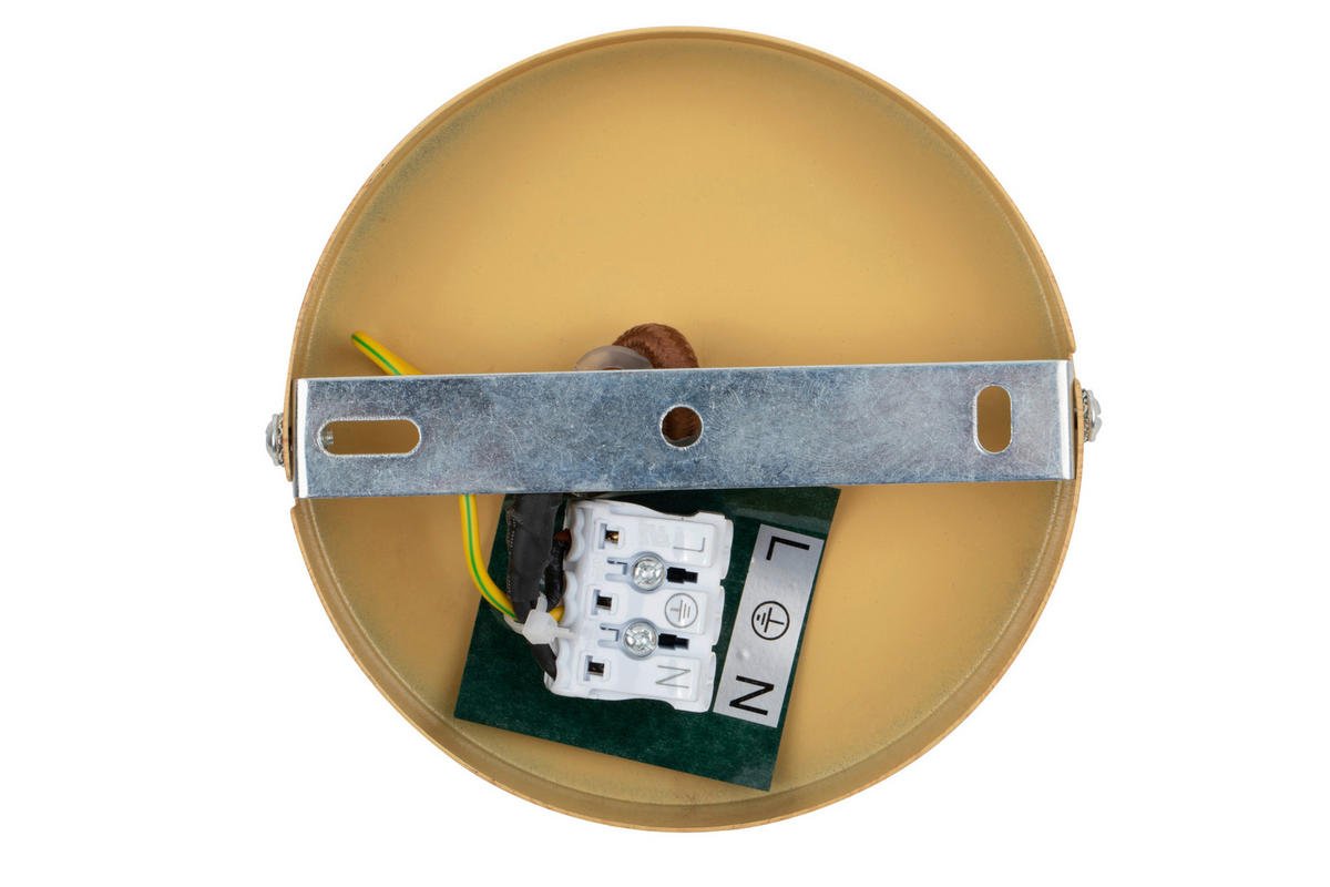 HÄNGELEUCHTE 15/120 cm  - Beige, Design, Glas/Stein (15/120cm) - Collet's Monde