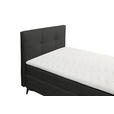 BOXBETT 120/200 cm  in Anthrazit  - Anthrazit, Basics, Holzwerkstoff/Textil (120/200cm) - Xora