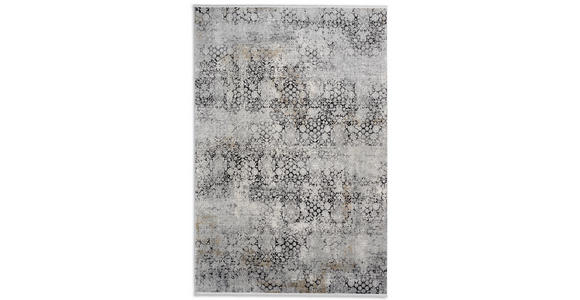 WEBTEPPICH 80/150 cm Gravian Silberfarben, Anthrazit  - Anthrazit/Silberfarben, Design, Textil (80/150cm) - Novel