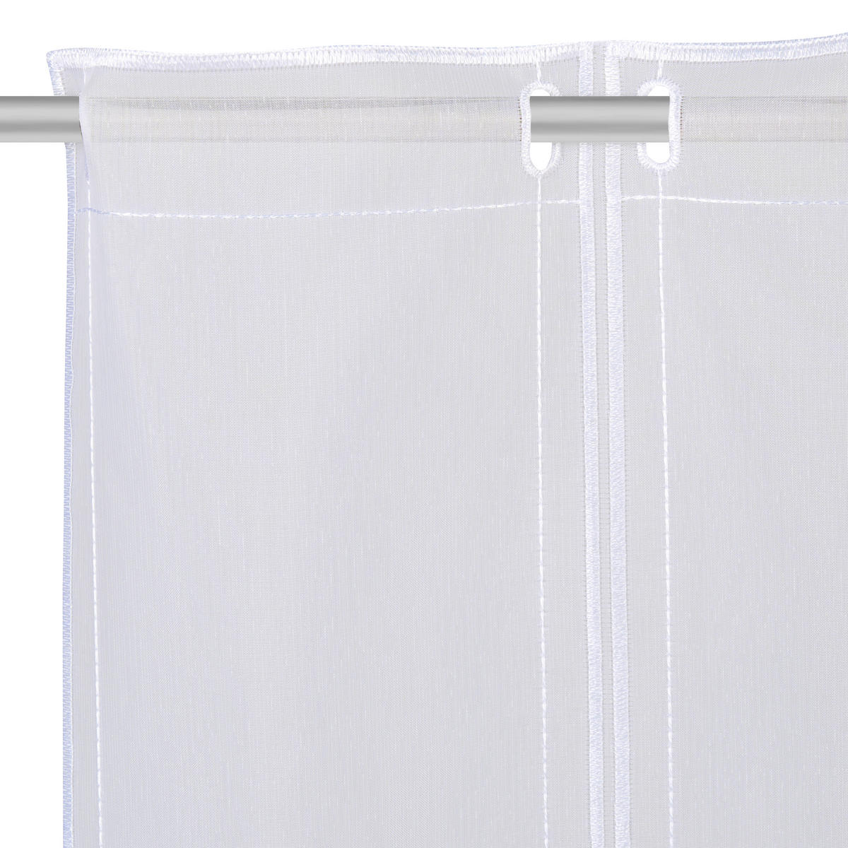 KURZGARDINE    140/50 cm  - Weiß, Design, Textil (140/50cm) - Esposa