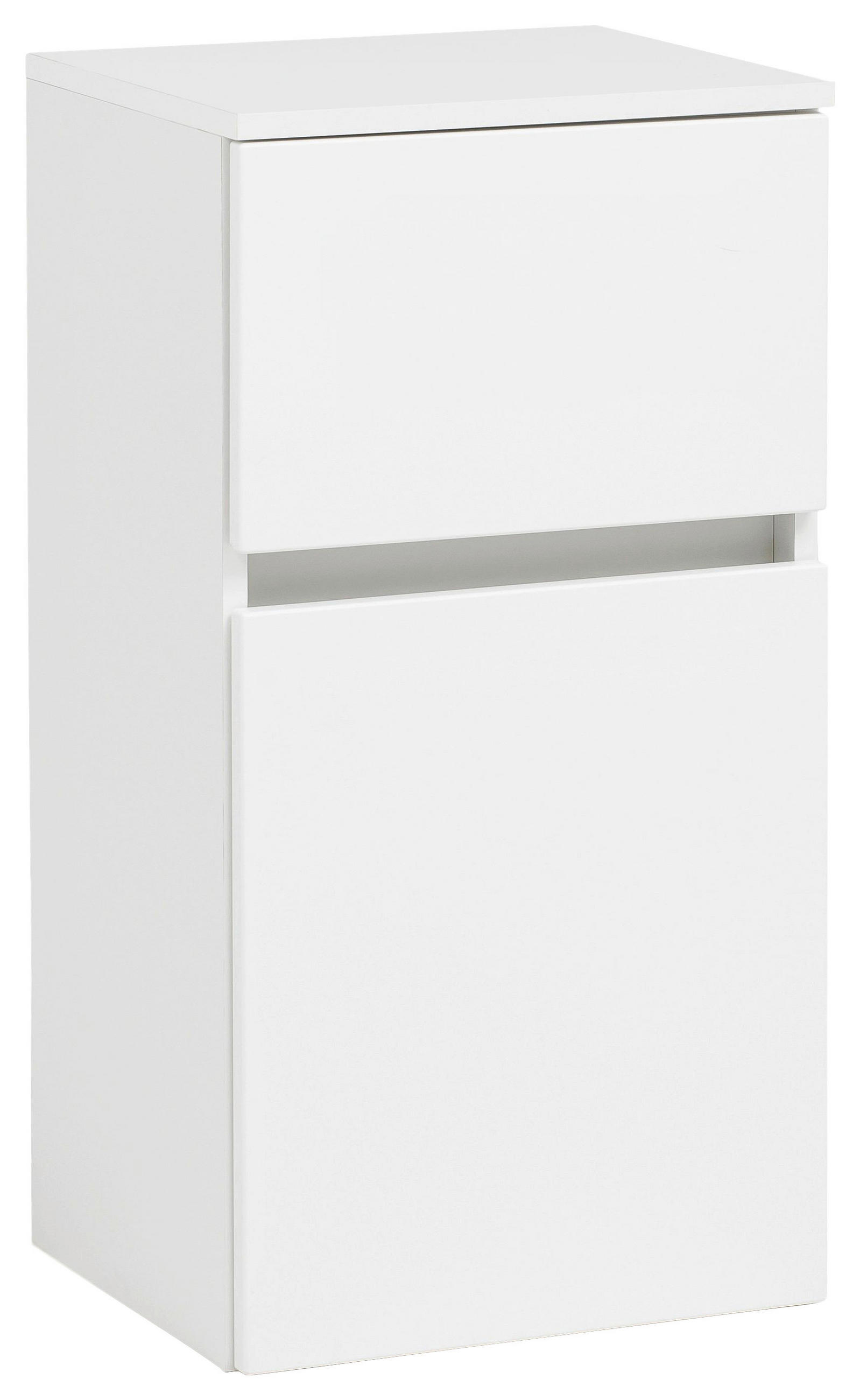 UNTERSCHRANK in   - Weiss/Silberfarben, Konventionell, Holzwerkstoff (40/79/35cm) - Held